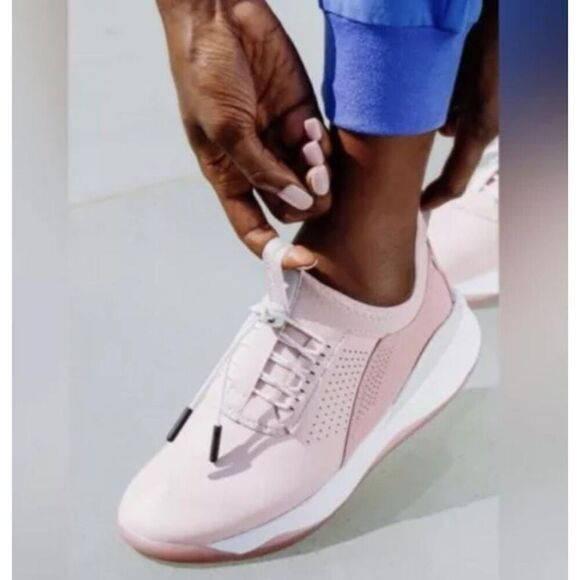 CLOVE Unisex Classic Slip-On Fluid-Resistant Sneakers Pink Size W9.5/M8 NWOB - Picture 3 of 11